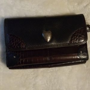 Brighton XL Wallet / Clutch Leather / Croc ?